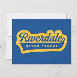 Tarjeta Pequeña Logo de Riverdale River Vixens