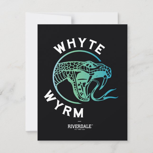 Tarjeta Pequeña Logo de Whyte Wyrm (Anverso)