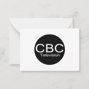 Tarjeta Pequeña Logotipo de Alt de CBC TV