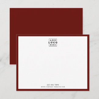 Tarjeta Pequeña Logotipo de empresa minimalista de contacto en col