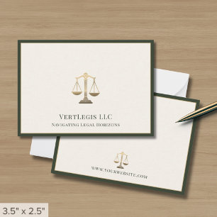 Tarjeta Pequeña Logotipo de las escalas de oro profesionales de la