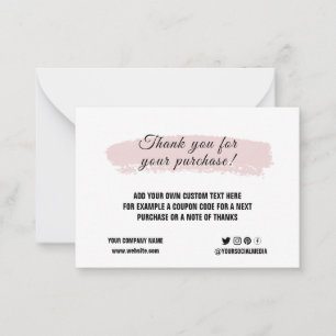 Tarjeta Pequeña logotipo de personalizado medios sociales elegante