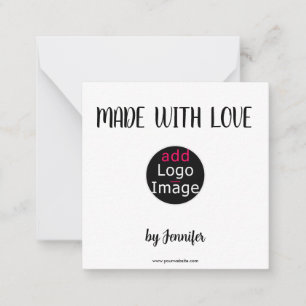 Tarjeta Pequeña Logotipo de Personalizado profesional moderno hech