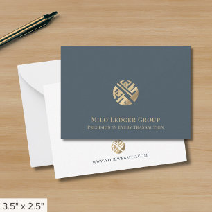 Tarjeta Pequeña Logotipo de Personalizado profesional moderno para