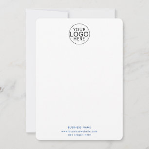 Tarjeta Pequeña Logotipo empresarial elegante y sitio web personal