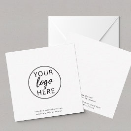 Tarjeta Pequeña Logotipo Empresarial Personalizado Moderno Minimal