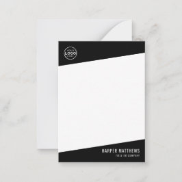 Tarjeta Pequeña Logotipo Empresarial Profesional