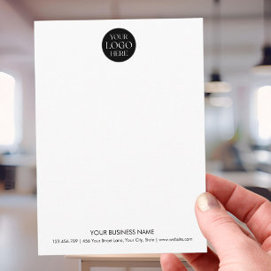 Tarjeta Pequeña Logotipo Empresarial Profesional Personalizado Pro