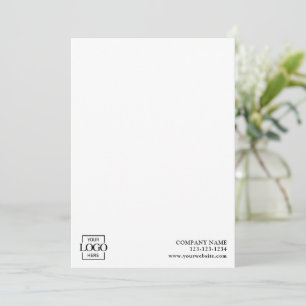 Tarjeta Pequeña Logotipo Empresarial Simple Moderno Profesional Ed