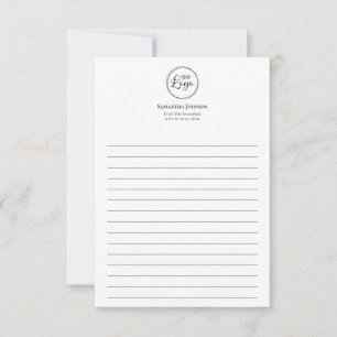 Tarjeta Pequeña Logotipo minimalista de línea para pequeña empresa