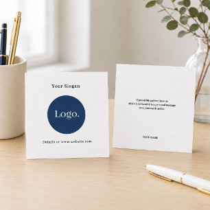Tarjeta Pequeña Logotipo moderno de la papelería promocional de la