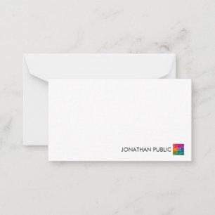 Tarjeta Pequeña Logotipo personalizado de la empresa de envío aquí