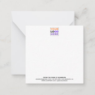 Tarjeta Pequeña Logotipo Personalizado sin Cantidad Mínima   Ofici