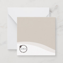 Tarjeta Pequeña Logotipo personalizado Tan