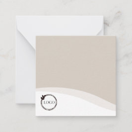 Tarjeta Pequeña Logotipo personalizado Tan