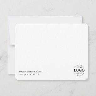 Tarjeta Pequeña Logotipo Profesional de Negocio Simple 