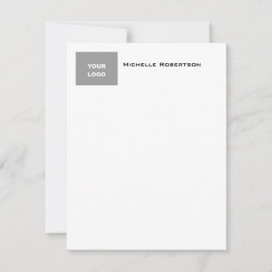 Tarjeta Pequeña Logotipo profesional Minimalista sencillo y modern