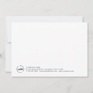 Tarjeta Pequeña Logotipo profesional moderno para empresas