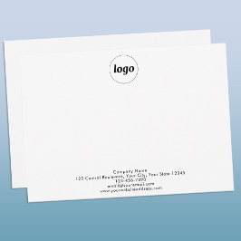 Tarjeta Pequeña Logotipo Profesional Simple