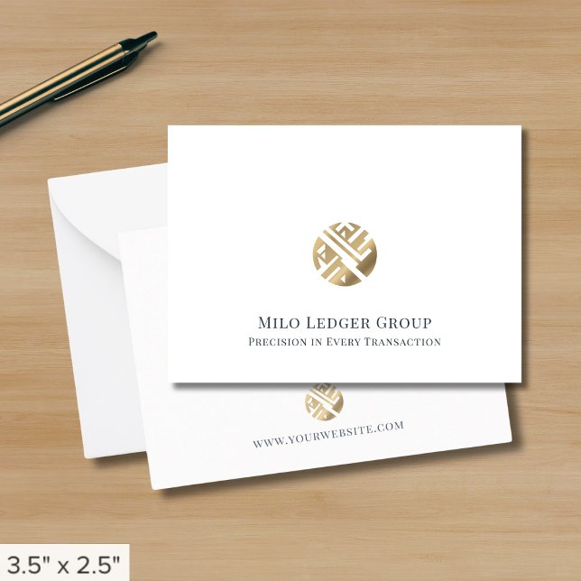 Tarjeta Pequeña Logotipo sencillo para empresas de lujo (Subido por el creador)