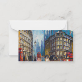 Tarjeta Pequeña London Rain