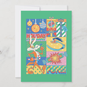 Tarjeta Pequeña LOONEY TUNES™   Diversión Navideña