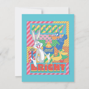 Tarjeta Pequeña LOONEY TUNES™ Navidad alegre y brillante