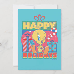 Tarjeta Pequeña LOONEY TUNES™ TWEETY™ Felices Fiestas
