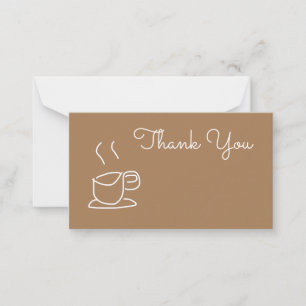 Tarjeta Pequeña Los amantes del té Coffee Amantes de la modernidad