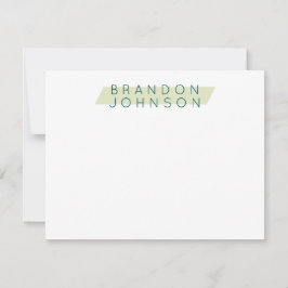 Tarjeta Pequeña Los hombres modernos y personalizados