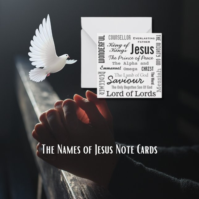 Tarjeta Pequeña Los nombres de Jesús (The Names of Jesus Note Card)