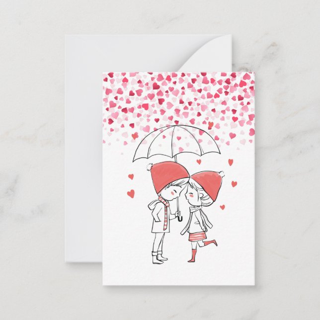 Tarjeta Pequeña Love Rain (Anverso)