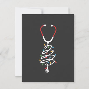 Tarjeta Pequeña Luces de árbol de Navidad de suministros médicos d