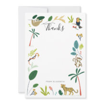 Lush Jungle Gracias Cards