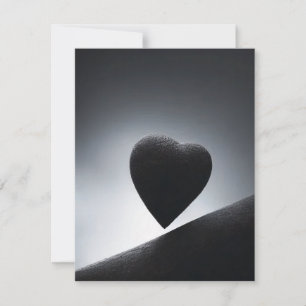 Tarjeta Pequeña Luz de la luna Forma del corazón Nocturna