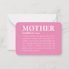 Tarjeta Pequeña Madre