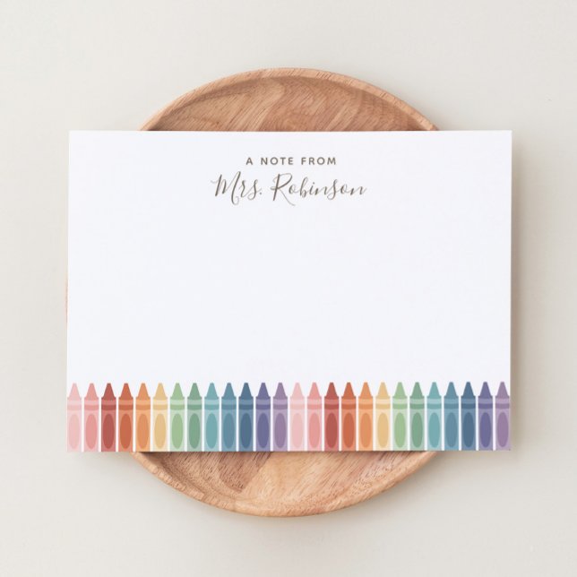 Tarjeta Pequeña Maestra de Rainbow Crayon (Subido por el creador)