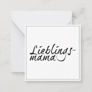 Tarjeta Pequeña mamá favorita