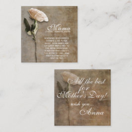 Tarjeta Pequeña Mamá - simplemente irremplazable - cosecha