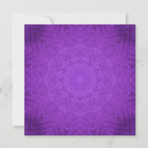 Tarjeta Pequeña Mandala mística púrpura