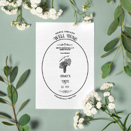 Tarjeta Pequeña Marca comercial, bien colgada, personalizable