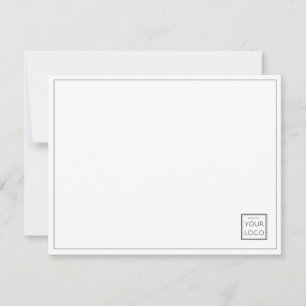 Tarjeta Pequeña Marca del logotipo de la empresa comercial Minimal