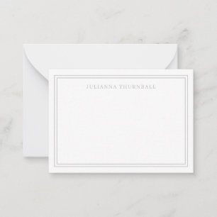 Tarjeta Pequeña Marco de Moda minimalista Estacionamiento personal