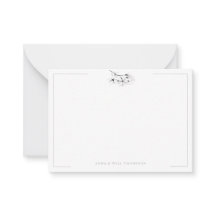 Marfil Magnolia Clase Simple Elegante Pareja de Bo