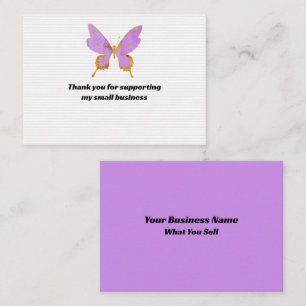 Tarjeta Pequeña Mariposa acuarela Gracias
