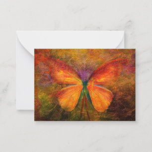 Tarjeta Pequeña Mariposa elegante