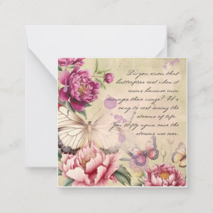 Tarjeta Pequeña Mariposas