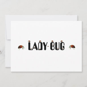 Tarjeta Pequeña Mariquita 