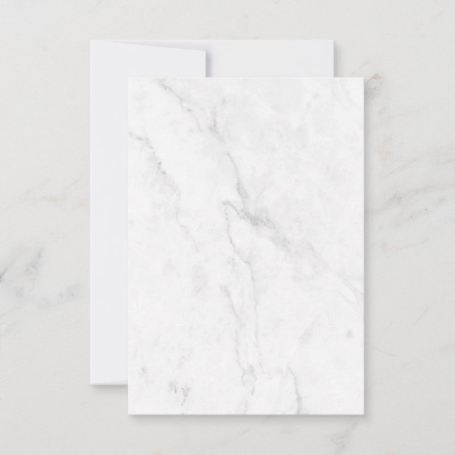 Tarjeta Pequeña Mármol Blanco (Anverso)