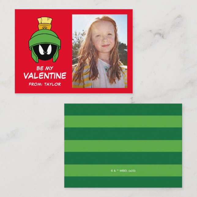 TARJETA PEQUEÑA MARVIN THE MARTIAN™ | EL DÍA DE SAN VALENTÍN (Anverso / Reverso)